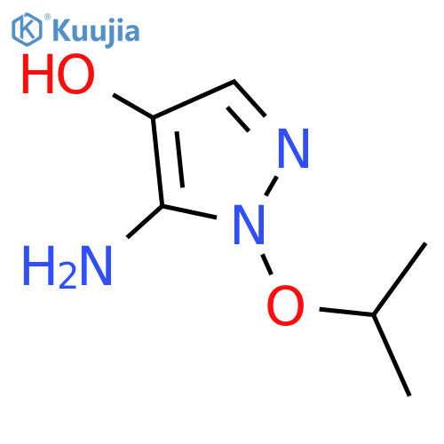 1H-Pyrazol-4-ol, 5-amino-1-(1-methylethoxy)- structure