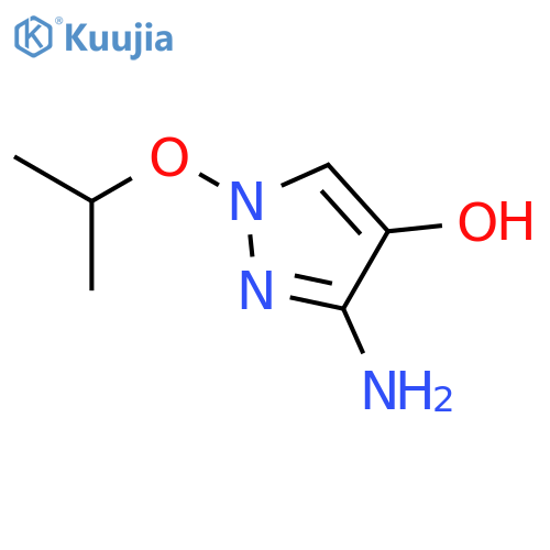 1H-Pyrazol-4-ol, 3-amino-1-(1-methylethoxy)- structure
