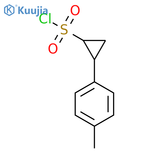 2-(4-Methylphenyl)cyclopropane-1-sulfonyl chloride structure