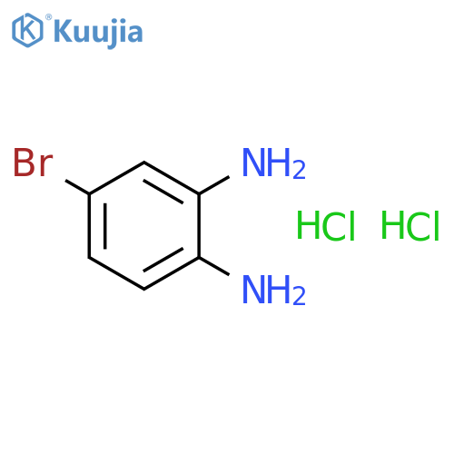 1,2-Benzenediamine, 4-bromo-, hydrochloride (1:2) structure