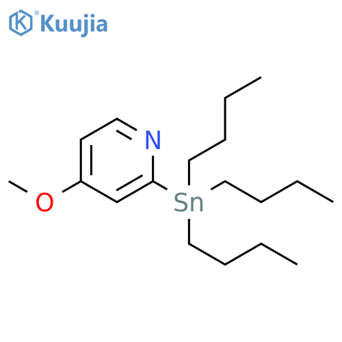 4-Methoxy-2-(tributylstannyl)pyridine structure