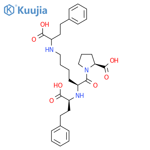 N-(1-Carboxy-3-phenylpropyl)-S-lisinopril (Mixture of diastereomers) structure