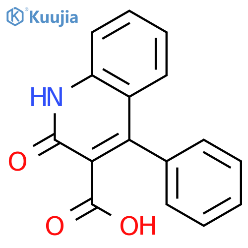 3-Quinolinecarboxylic acid, 1,2-dihydro-2-oxo-4-phenyl- structure