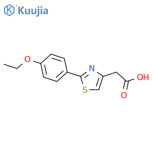 2-2-(4-Ethoxyphenyl)-1,3-thiazol-4-ylacetic Acid structure