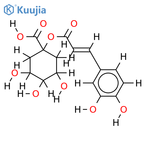 1-caffeoylquinic acid structure