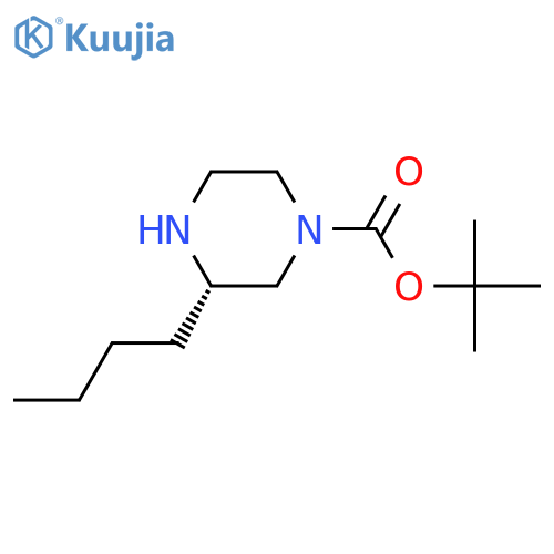 (S)-tert-Butyl 3-butylpiperazine-1-carboxylate structure
