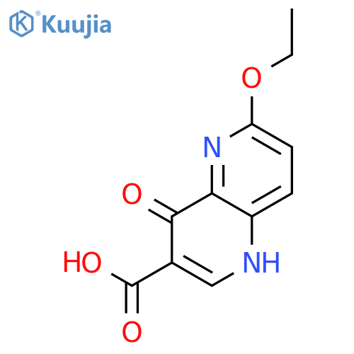 6-Ethoxy-4-hydroxy-1,5-naphthyridine-3-carboxylic Acid structure
