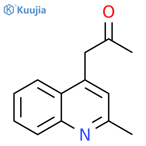 1-(2-methylquinolin-4-yl)propan-2-one structure