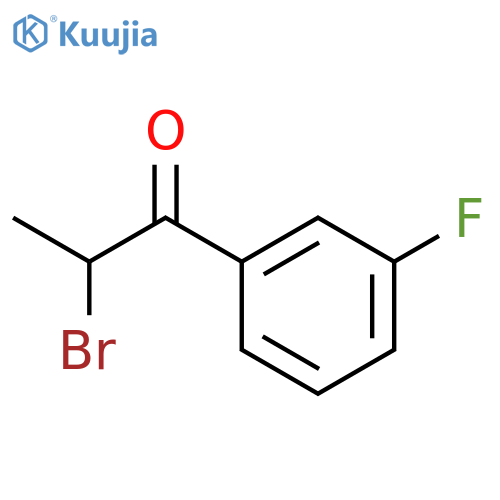 2-bromo-1-(3-fluorophenyl)propan-1-one structure