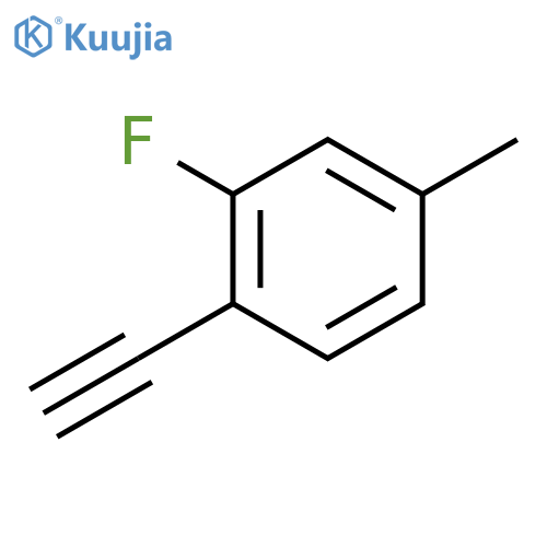1-Ethynyl-2-fluoro-4-methylbenzene structure