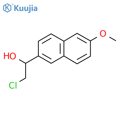 2-chloro-1-(6-methoxynaphthalen-2-yl)ethan-1-ol structure