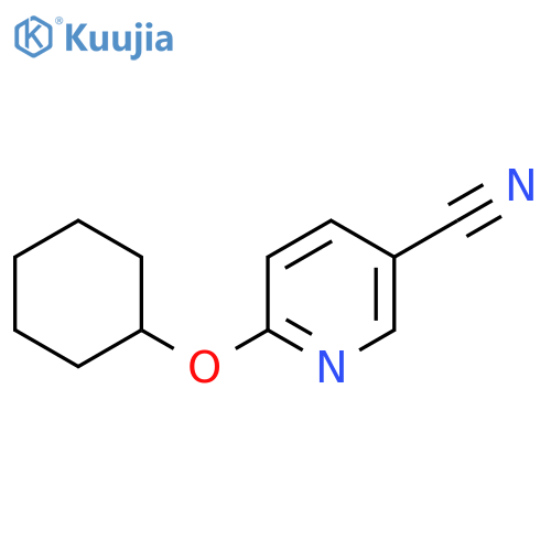 5-Cyano-2-cyclohexyloxypyridine structure