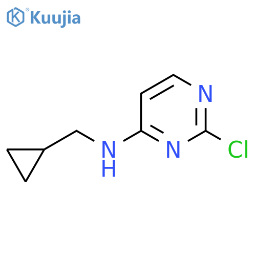 2-Chloro-N-(cyclopropylmethyl)pyrimidin-4-amine structure