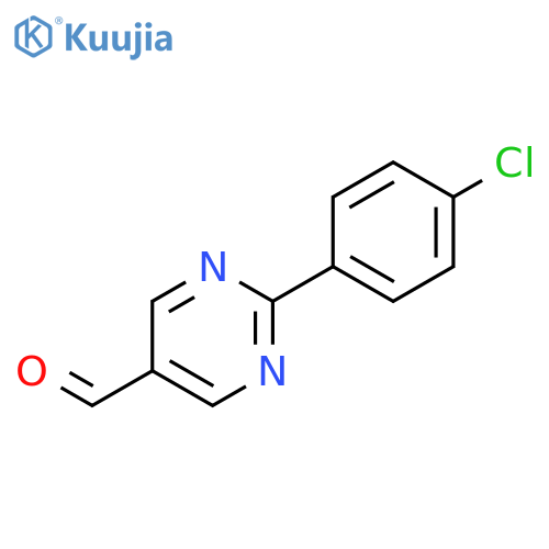 2-(4-Chlorophenyl)pyrimidine-5-carbaldehyde structure