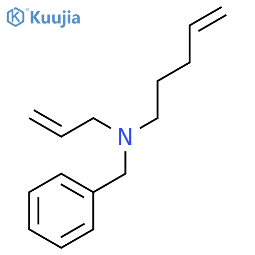 Benzenemethanamine, N-4-penten-1-yl-N-2-propen-1-yl- structure