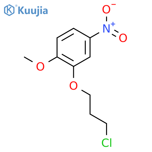 2-(3-Chloropropoxy)-1-methoxy-4-nitrobenzene structure
