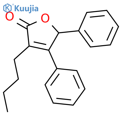 2(5H)-Furanone, 3-butyl-4,5-diphenyl- structure