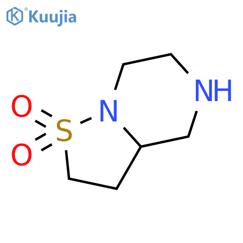 hexahydro-2H-1lambda6-1,2thiazolo2,3-apiperazine-1,1-dione structure