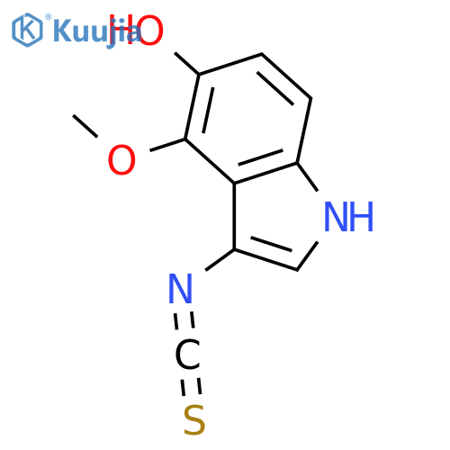 5-Hydroxy-3-isothiocyanato-4-methoxyindole structure