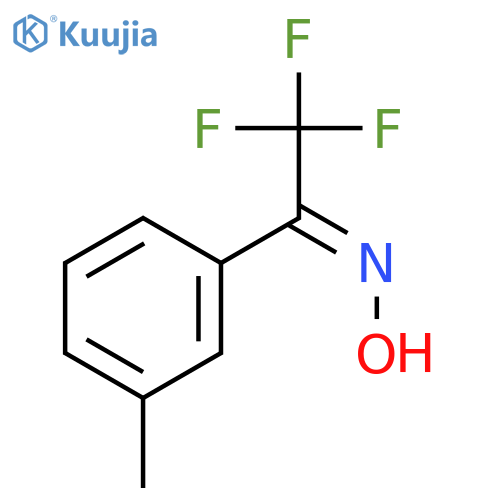 Ethanone, 2,2,2-trifluoro-1-(3-methylphenyl)-, oxime structure