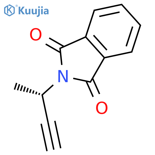 1H-Isoindole-1,3(2H)-dione, 2-[(1S)-1-methyl-2-propyn-1-yl]- structure