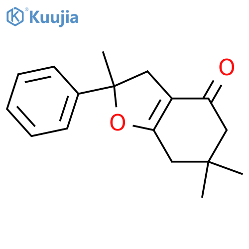 4(2H)-Benzofuranone, 3,5,6,7-tetrahydro-2,6,6-trimethyl-2-phenyl- structure
