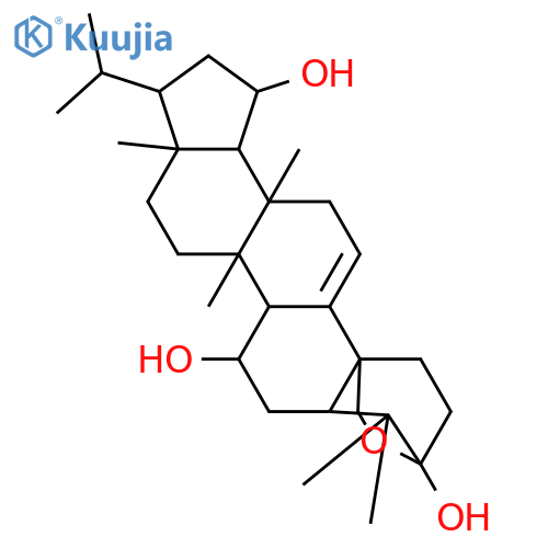 3,25-Epoxy-9(11)-arborinene-3,7,19-triol; (7β,19α)-form structure