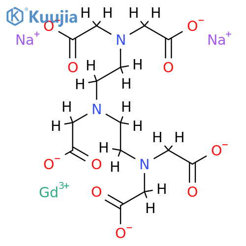 Gadolinium Sodium Diethylenetriamine Pentaacetic Acid structure