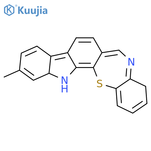 13H-[1,5]Benzothiazepino[2,3-a]carbazole, 11-methyl- structure