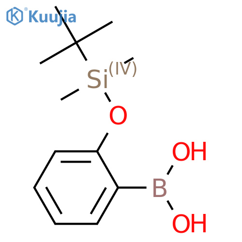 2-(Tert-butyldimethylsilyloxy)phenylboronic acid structure
