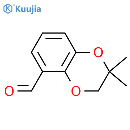 2,2-Dimethyl-2,3-dihydro-1,4-benzodioxin-5-carbaldehyde structure