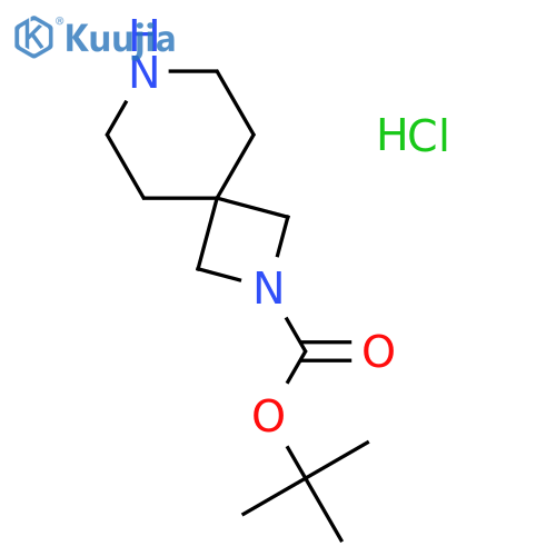 Tert-Butyl 2,7-diazaspiro[3.5]nonane-2-carboxylate hydrochloride structure