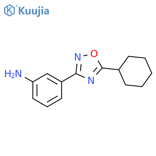 3-(5-Cyclohexyl-1,2,4-oxadiazol-3-yl)aniline structure