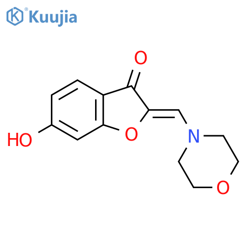 (Z)-6-hydroxy-2-(morpholinomethylene)benzofuran-3(2H)-one structure