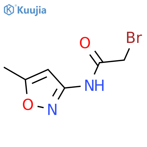 2-Bromo-N-(5-methylisoxazol-3-yl)acetamide structure