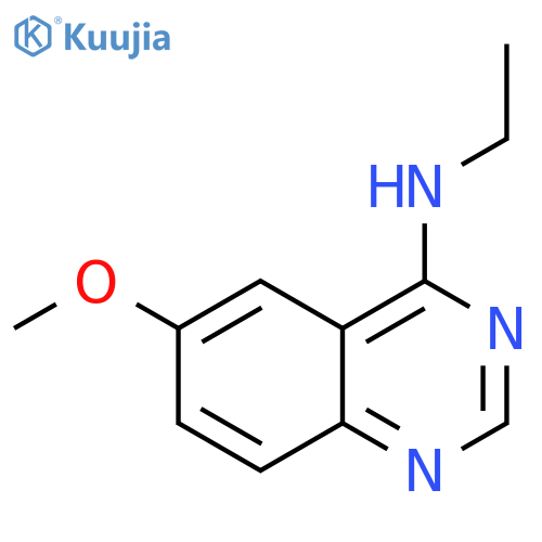 N-ethyl-6-methoxyquinazolin-4-amine structure