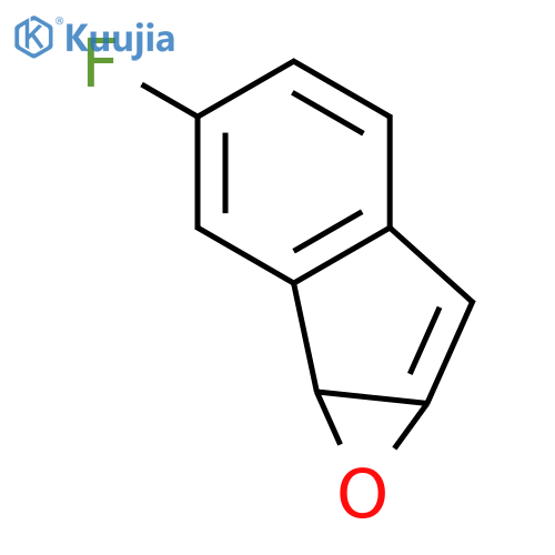 1aH-Indeno[1,2-b]oxirene, 3-fluoro- structure