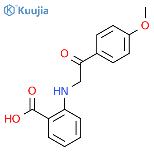 2-(N-methyl-4-methoxybenzamido)benzoic acid structure