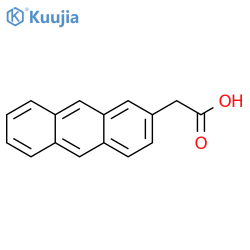 2-Anthraceneacetic acid structure
