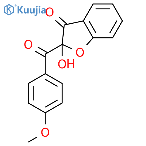 3(2H)-Benzofuranone,2-hydroxy-2-(4-methoxybenzoyl)- structure