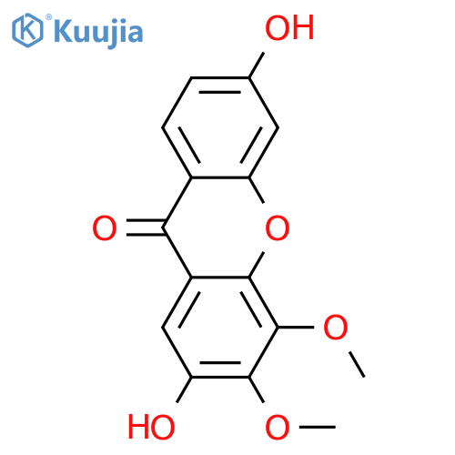 2,3,4,6-Tetrahydroxyxanthone; 3,4-Di-Me ether structure