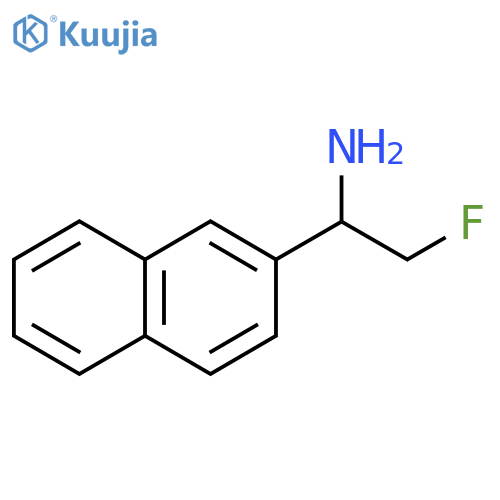 2-fluoro-1-(naphthalen-2-yl)ethan-1-amine structure