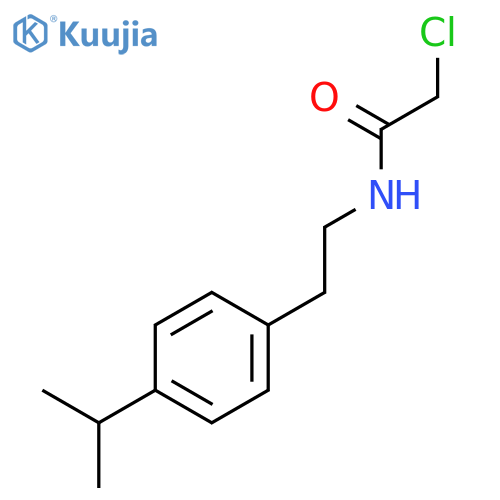 2-Chloro-N-2-(4-isopropylphenyl)ethylacetamide structure
