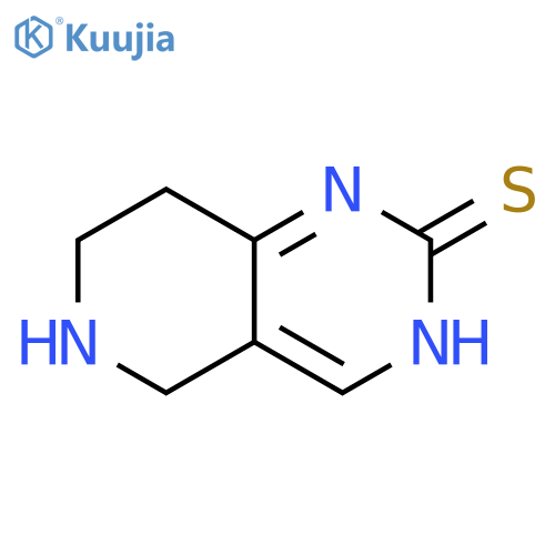 5H,6H,7H,8H-pyrido[4,3-d]pyrimidine-2-thiol structure