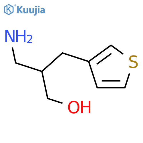 3-Amino-2-(thiophen-3-ylmethyl)propan-1-ol structure