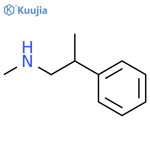 N-methyl-2-phenylpropan-1-amine structure
