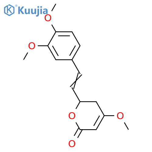 6-[2-(3,4-Dihydroxyphenyl)ethenyl]-4-hydroxy-2H-pyran-2-one; (E)-form, 5,6-Dihydro, tri-Me ether structure