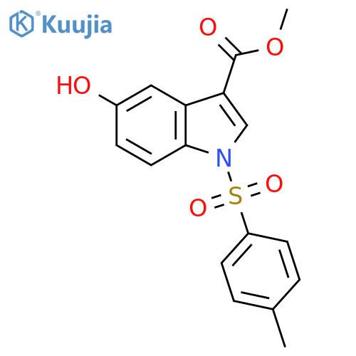 5-Hydroxy-1-tosyl-1H-indole-3-carboxylic acid structure