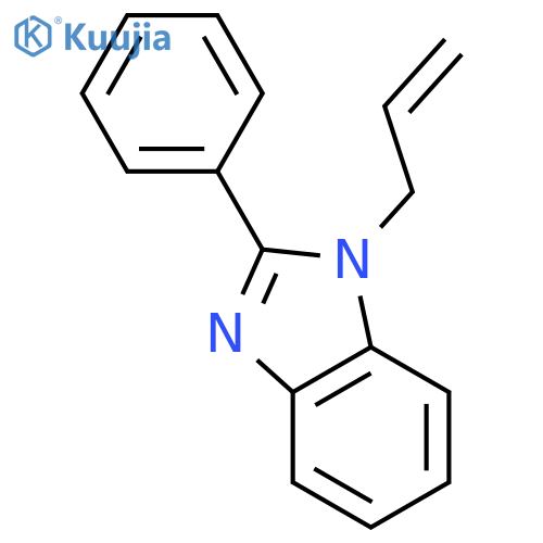 2-phenyl-1-(prop-2-en-1-yl)-1H-1,3-benzodiazole structure