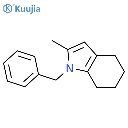 1H-Indole, 4,5,6,7-tetrahydro-2-methyl-1-(phenylmethyl)- structure